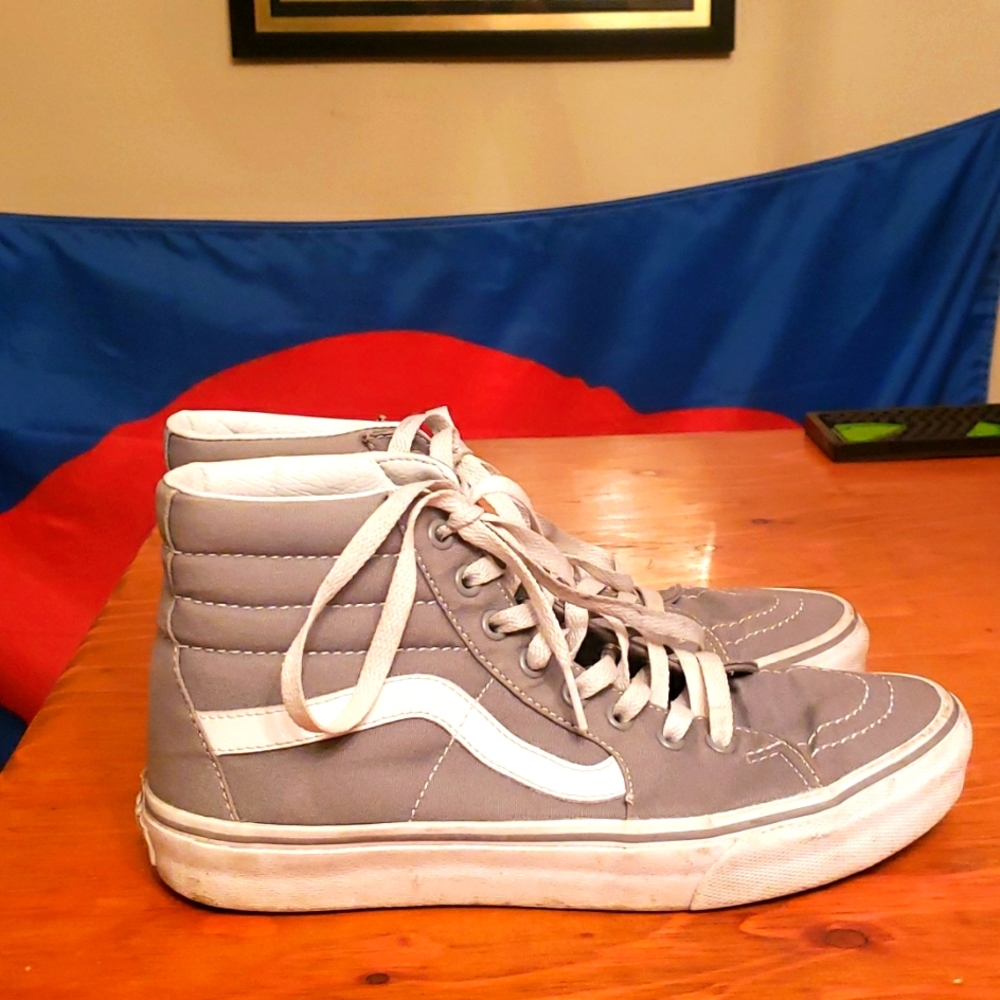 Vans Grey High Top Sneakers